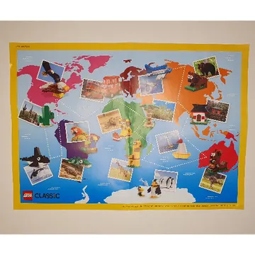 Poster, Around the World, Set 11015-1