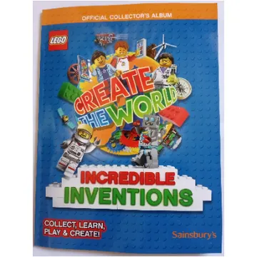 Book, Create The World Incredible Inventions Trading Card Collectors Book