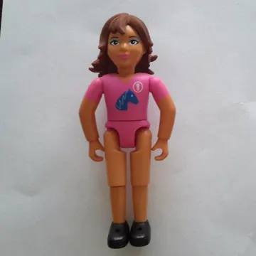 Belville Figure Fixed Elbows, Child, Female, Brown Hair and Pink Shirt