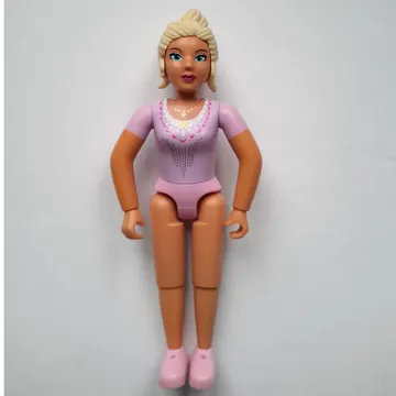 Belville Figure Fixed Elbows, Female, Tan Hair, Light Yellow Hair, Bright Pink Shoes (Queen)