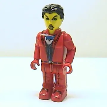 Juniors Midifig, Bank Robber with Red Legs and Black Hair