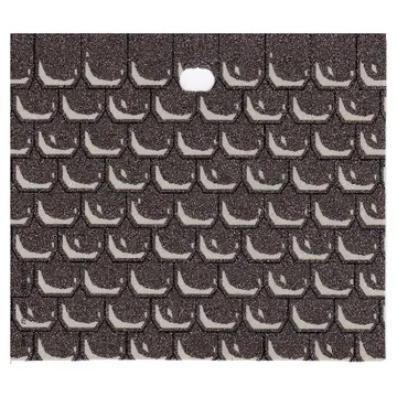Roof, Square, 9 x 10 with Shingle Print and Hole