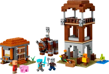 The Pillager Outpost and Ravager