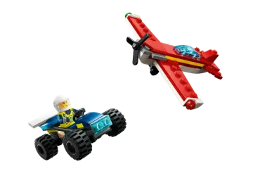 City Police Off-Road Buggy Car and 3in1 Red Plane