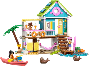 Beach House with Seals