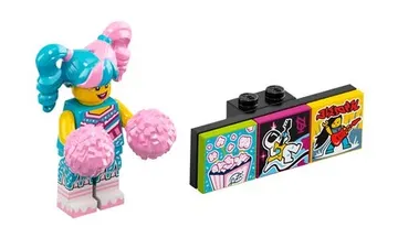Cotton Candy Cheerleader