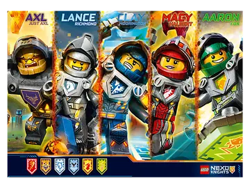 Nexo Knights Character Poster