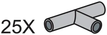 Pneumatic T-Pieces (Pack of 25)