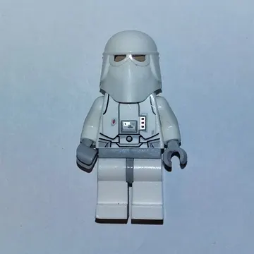 Snowtrooper, Light Bluish Gray Hips, Printed Black Head, Light Bluish Gray Hands