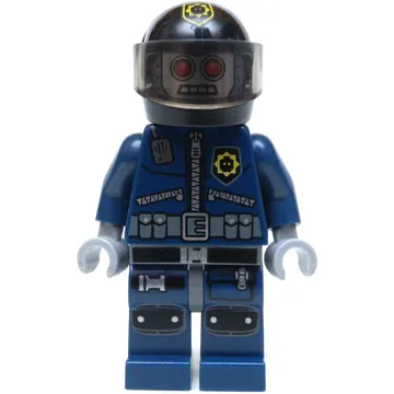 Robot Police with Helmet