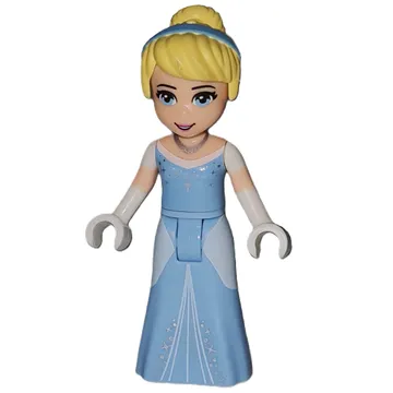 Cinderella - Bright Light Blue Dress, White Gloves