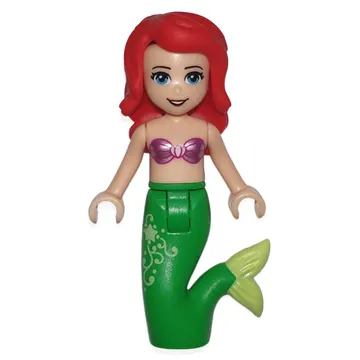Ariel - Mermaid Form, Pink Top