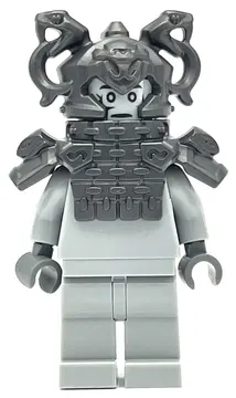 Stone Snake Temple Guardian Statue