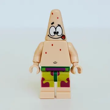 Patrick Star with Tongue Hanging Out