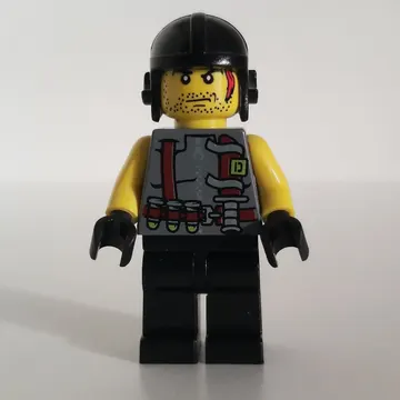 Digger with Knife on Vest
