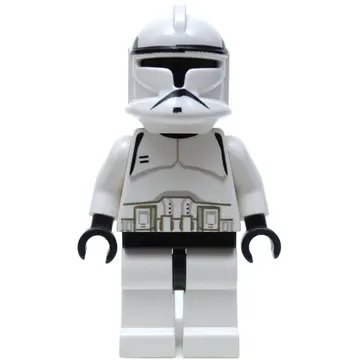 Clone Trooper, Phase I Armor, Plain Black Head