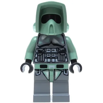 Clone Trooper, 41st Elite Corps Scout Battalion Armor, Dark Bluish Gray (Kashyyyk)