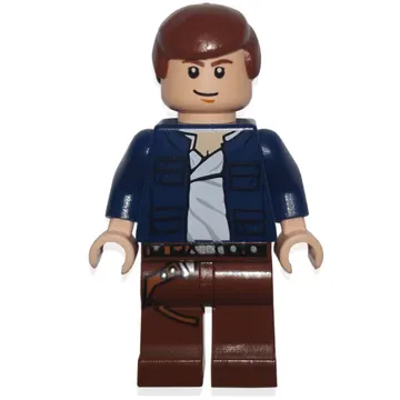 Han Solo, Dark Blue Jacket, Reddish Brown Legs
