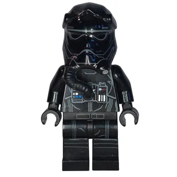 TIE Pilot, First Order, Two White Lines on Helmet