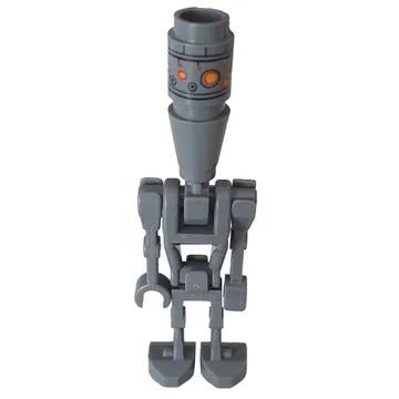IG-88, Printed Head, Tile with Clip and 1x1 Round Plate on Back