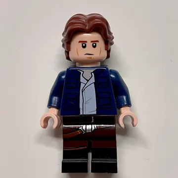 Han Solo, Dark Blue Jacket, Dark Brown and Black Dual Molded Legs