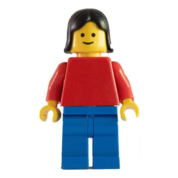 Woman - Red Torso, Blue Legs