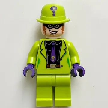 The Riddler in Lime Suit with Black Shirt
