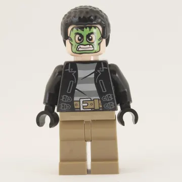 Robber with Hulk Mask