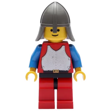 Knight (Breastplate on Red) - Red Legs, Neck-Protector