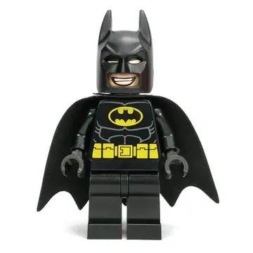 Batman, Black Suit, Black Cape and Cowl, Yellow Batman Logo, Black Headband