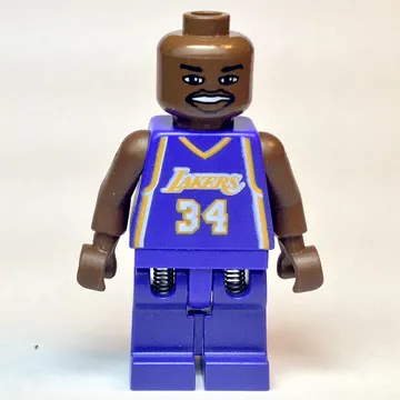 Shaquille O'Neal, Los Angeles Lakers #34, Violet