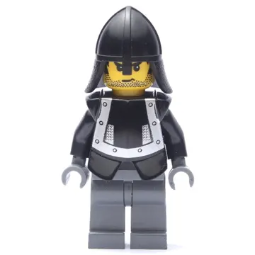 Knight (Knights Kingdom I) - Dark Bluish Gray Legs, Armor