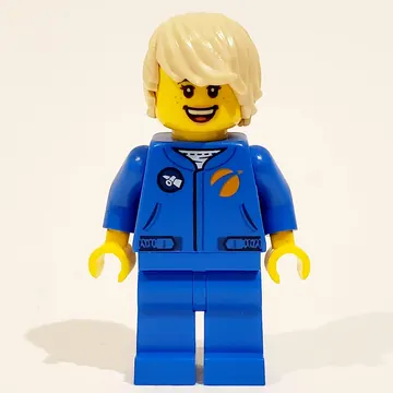 Astronaut - Blue Torso and Legs, Tan Hair