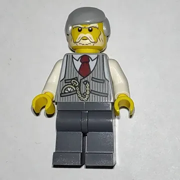 Light Bluish Grey Torso, Dark Bluish Grey Legs, Light Bluish Grey Hair