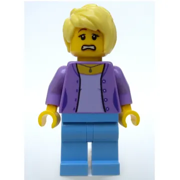 Medium Lavender Torso, Medium Blue Legs, Tan Hair