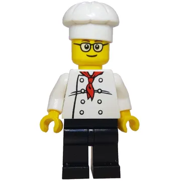 Chef, Red Neckerchief, Black Legs, Glasses