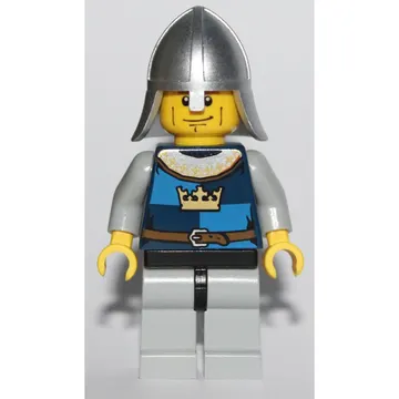 Knight, Dark Blue, Helmet, Cheek Lines