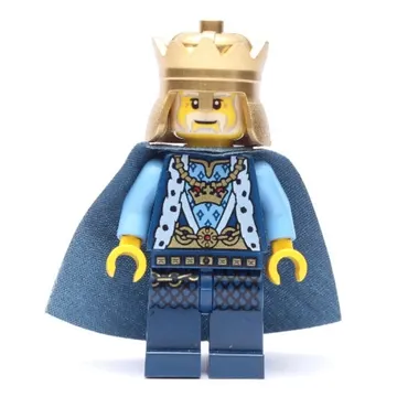 King, Dark Blue, Crown, Cape