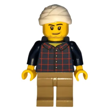 Charlie Glitche, Dark Blue Torso, Dark Tan Legs, White Bandages on Head