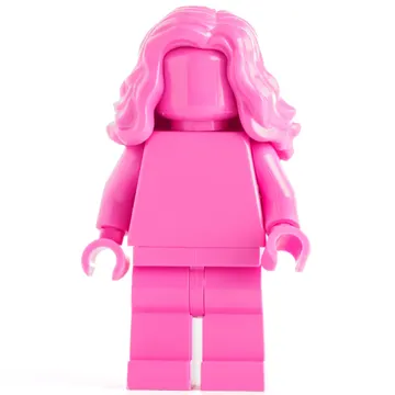 Monochrome Dark Pink with Hair