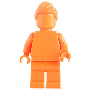 Monochrome Orange with Hair