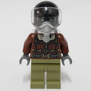 Vulture, Reddish Brown Jacket, Black Helmet