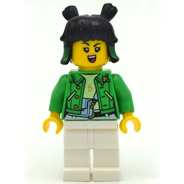 Mei, Bright Green Jacket