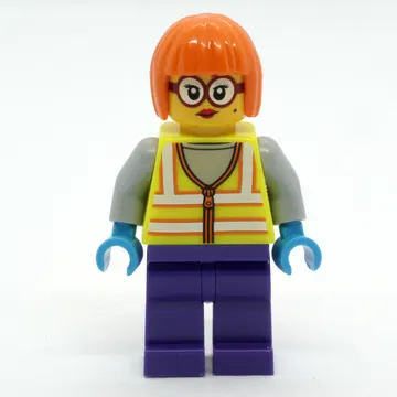 Shirley Keeper, Vibrant Yellow Safety Vest