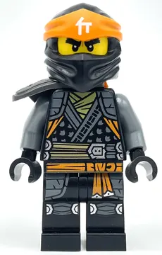 Cole, Crystalized Robes, Pearl Dark Gray Shoulder Guard