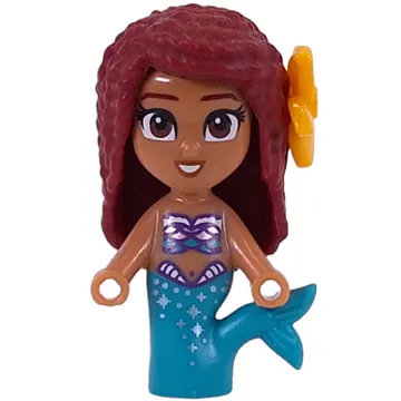 Arial, Medium Nougat Skin, Dark Red Hair - Microdoll