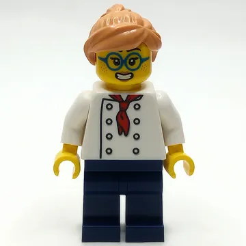 Pizza Chef, Dark Azure Glasses
