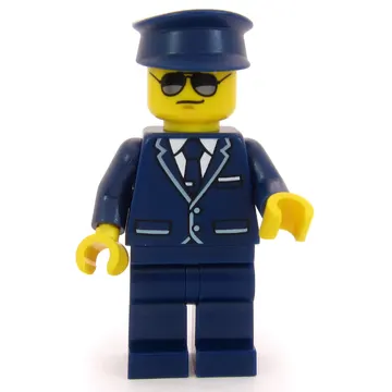 Pilot, Dark Blue Suit, Cap