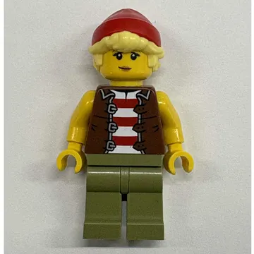 Sailor, Olive Green Legs, Red Cap