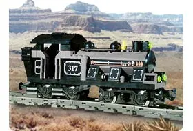 Large Train Engine Gray